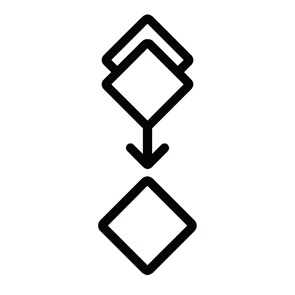Merge layer down